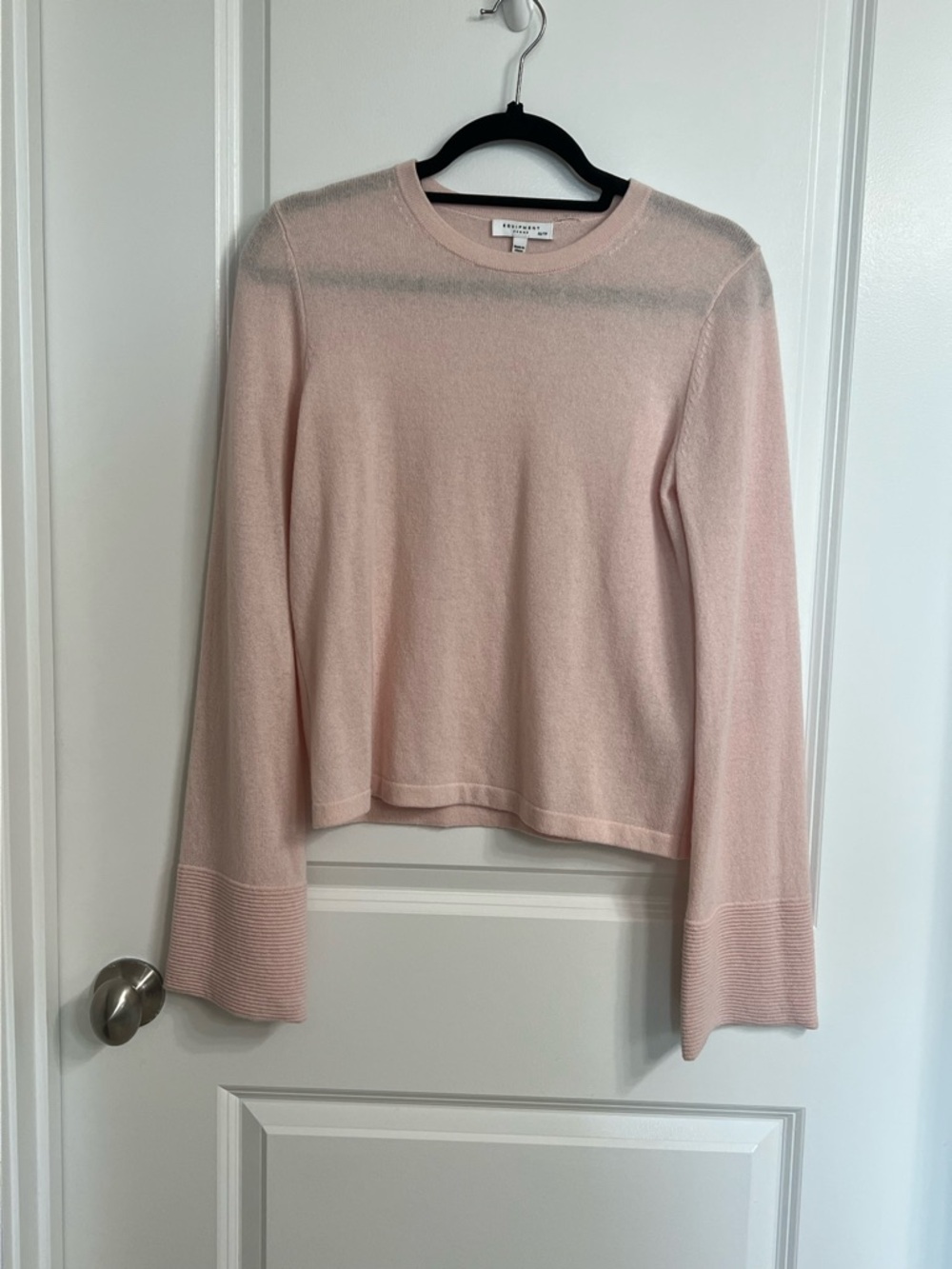 Equipment Pink Cashmere Bell Sleeve Sweater XS | 100% Cashmere